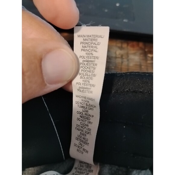 Adidas fleece Pants Women's Size Xs Dark Gray Open Hem Active wear Sweatpants - Picture 6 of 9